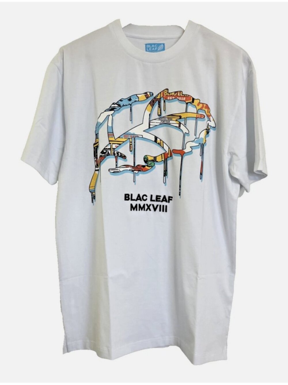 BLAC LEAF Graphic Tee Shirt NWT Large